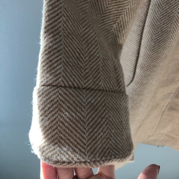 Mishow Wool Coat Knee Length Button Front Small - Picture 12 of 16